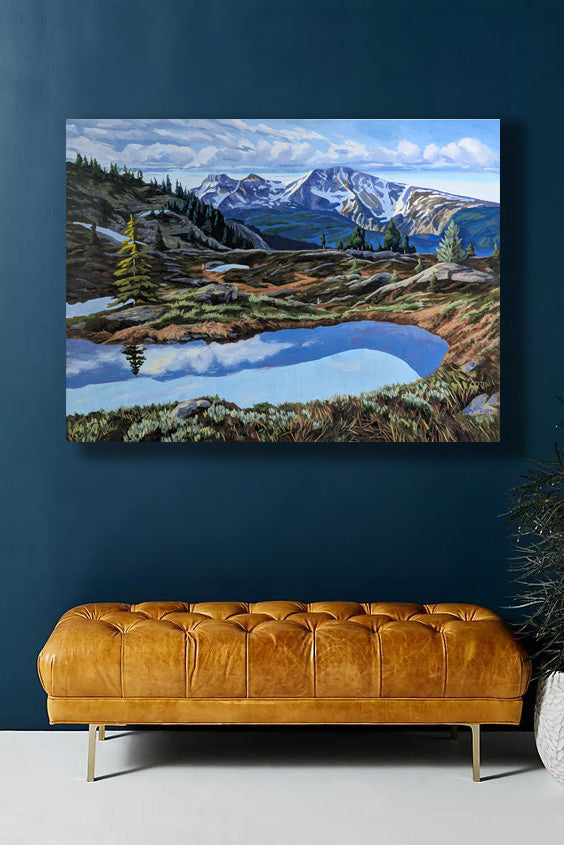 Alpine Oasis 30x40 Original Painting