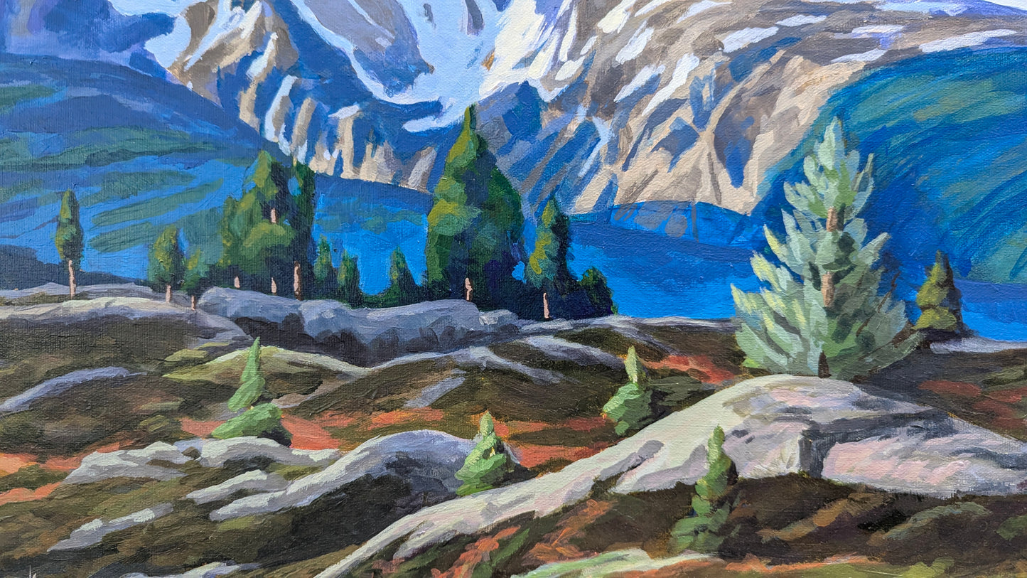Alpine Oasis 30x40 Original Painting