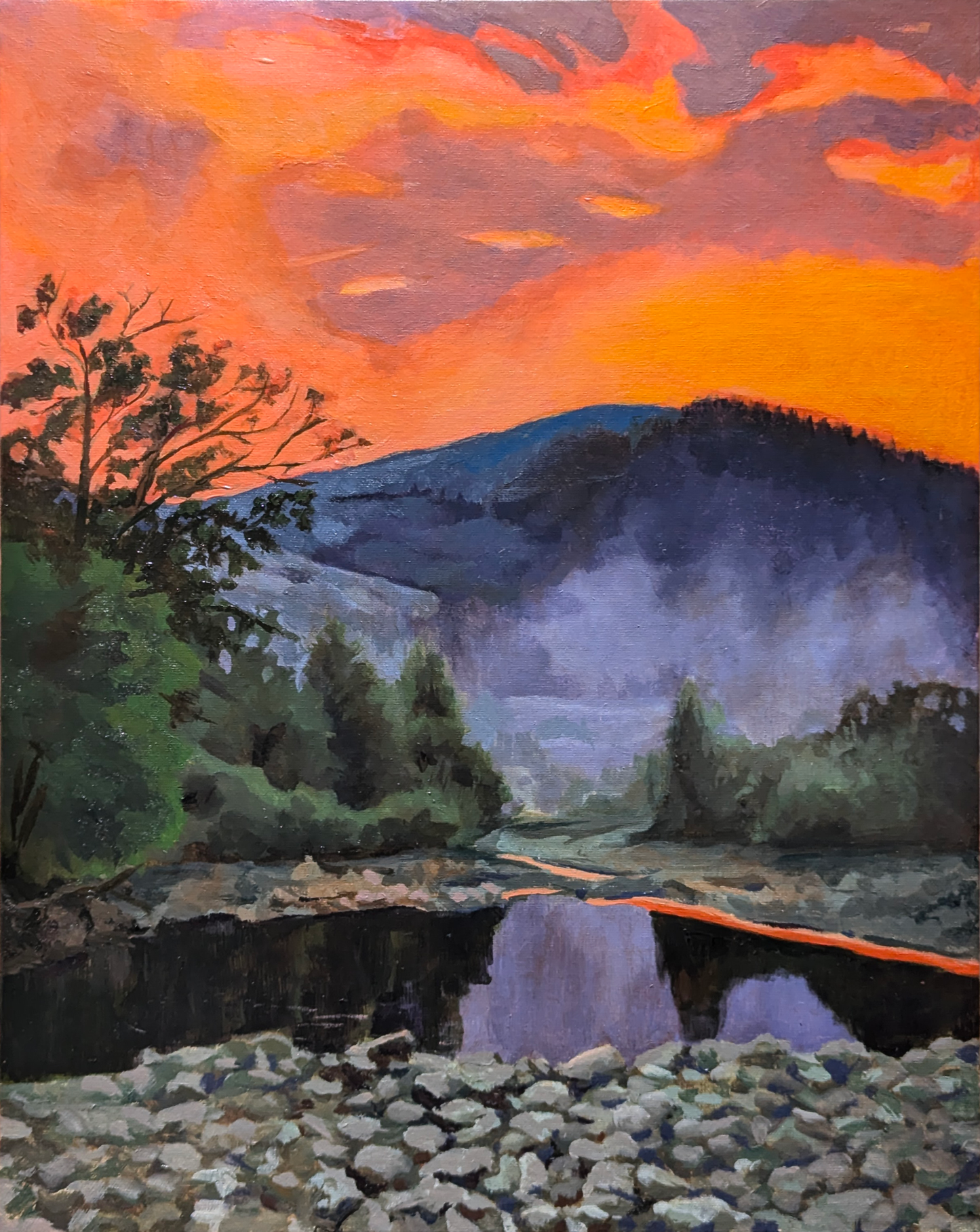 Muted Glow 16x20 Original Painting